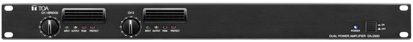 DA-250D CU DIGITAL POWER AMPLIFIER- 2X 250 W @ 4 OHM (2X 170 W @ 8 OHM)- 1X 500 W BRIDGED @ 8 OHM (1U)